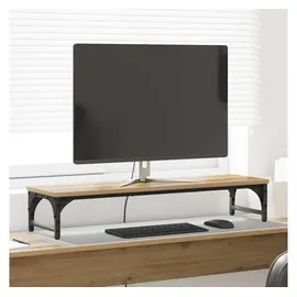 vidaXL Monitor Halterung Artisan-Eiche 85 x 23 x 15,5 cm Holzwerkstoff, Heimarbeitsplatz, minimalistischer Monitorständer, stabiler Schreibtischzubehör, ergonomischer Bildschirmriser