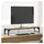 vidaXL Monitor Halterung Artisan-Eiche 85 x 23 x 15,5 cm Holzwerkstoff, Heimarbeitsplatz, minimalistischer Monitorständer, stabiler Schreibtischzubehör, ergonomischer Bildschirmriser