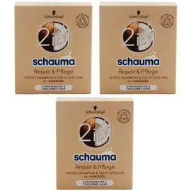 Schwarzkopf Festes Shampoo & Spülung Repair & Pflege 60 g