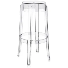Kartell Hocker Charles 75 cm Transparent