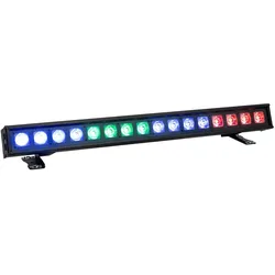 EUROLITE LED IP T-PIX 16 QCL Beam Bar - Wetterfeste (IP65) Beam Bar mit RGBL-Farbmischung