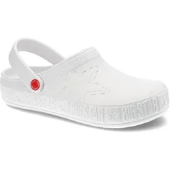 Weiße Big Star Wasserdichte Flip Flops Für Frauen, 36