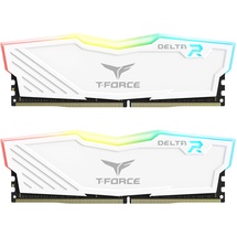 Team TEAMGROUP TF4D416G3200HC16CDC01 Team, Delta RGB Dual Channel (weiß), One Size
