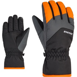 Ziener Kinder Lando Glove junior Ski-Handschuhe/Wintersport, new orange, 7,5
