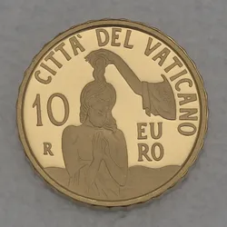 Goldmünze 10 Euro 2018 Die Taufe (Vatikanstadt)