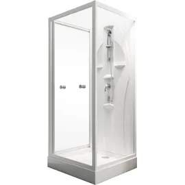 Schulte Juist U-Kabine 90 x 90 x 210 cm alpinweiß EP1916506 04 50 210