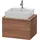 Duravit L-Cube 62x47,7cm, Nussb Nat, f Kons, 1 Auszug