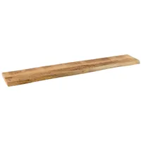 Sam Steckboard mit Baumkante Wandregal Mango rough lackiert 120