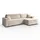 P & B Ecksofa Carlos XL ca. 143x277 cm Beige