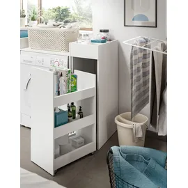 inn.furn Waschmaschinenumbau Set Flexy 190 x 101 x 60 cm Weiß