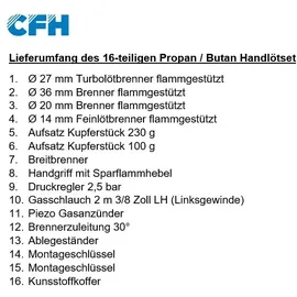 CFH Lötkoffer Turbo Lötprofi 2000