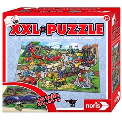 Noris Puzzle 50 Jahre BIG Bobby Car XXL-Puzzle (Kinderpuzzle), 49 Puzzleteile