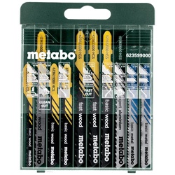 Metabo Stichsägeblätter SET Sortiment für Holz / Metall und Kunststoffe, 10 tlg