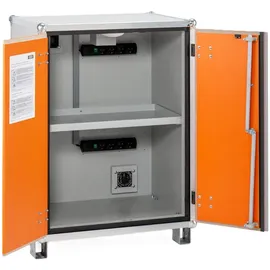 Cemo GmbH Basic Akku-Ladeschrank 80 x 111 x 66 cm orange