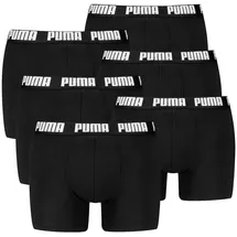 Puma Boxershort 6er Pack in Schwarz/Weiß | Gr.: L