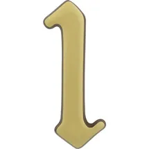 Alpertec Hausnummer 1 Bronze Hausnummern Hausnummerschild - Alpertec