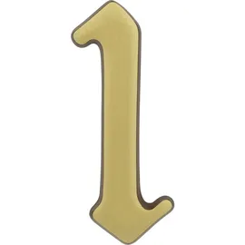 Alpertec Hausnummer 1 Bronze Hausnummern Hausnummerschild - Alpertec