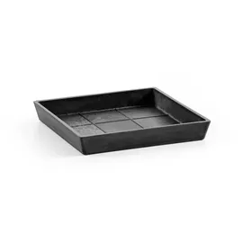 Ecopots 18 x 18 x 2,5 cm Dunkelgrau
