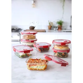 Curver Frischhaltedose rechteckig rot 3,7 l