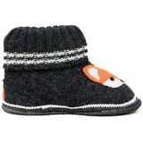 KITZ-PICHLER Hausschuhe "Fuchs" in Schwarz | Gr.: 32