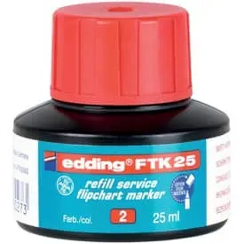 Nachfülltusche FTK25 rot EDDING 4-FTK25002