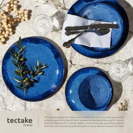 Tectake Tafelservice Mare 6-tlg. blau
