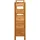vidaXL Schuhregal 100 x 100 x 27 cm Massivholz Eiche braun