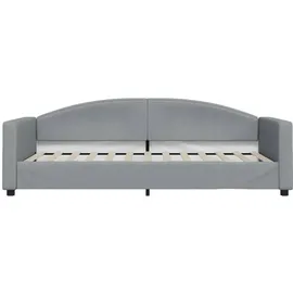 vidaXL Tagesbett 90 x 200 cm hellgrau