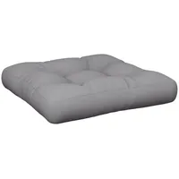 VidaXL Palettenkissen Grau 58x58x10 cm Stoff