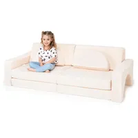 KomfortKissen Spielcouch, Beige, Textil, 168x55x73 cm, Kinder- & Jugendzimmer, Kindermöbel, Kindersitzmöbel & -tische, Kindersessel & -sofas
