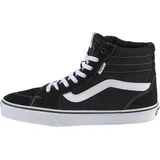 Vans Filmore Hi Sneaker, Suede Canvas Black White, 42