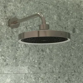 Ideal Standard Solos 3-Funktions-Kopfbrause Ø 33 cm, LED-Leuchtring, Silver Storm (A7890GN)