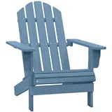 vidaXL - Adirondack-Gartenstuhl Massivholz Tanne Blau