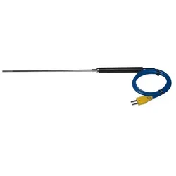 BUSCHiNG GmbH Tankstellen- und Werkstattgeräte Thermofühler Typ-K Sonde 20 cm lang -50° - +1000° Temperaturfühler, Multimeter  TP-03