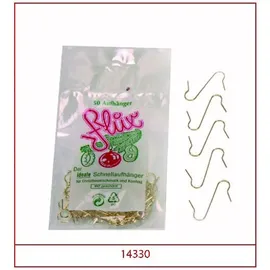 RIFFELMACHER + WEINBERGER Riffelmacher Christbaumkugeln Christbaumschmuck Aufhänger S Haken gold