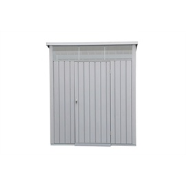 Duramax Metallgerätehaus Palladium 6x5 1,99 x 1,97 m silber