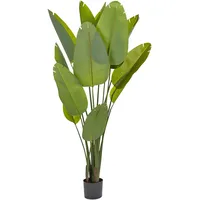 Beliani Kunstpflanze Banana Tree 187 cm