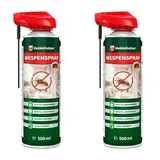 Veddelholzer 2X 500 ml Wespenspray extra stark– Effektive Wespen Abwehr Anti Wespen Spray mit Sofortwirkung gegen Wespen im Haus, Garten & auf der Terrasse