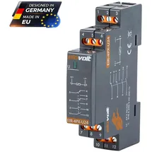 elovolt EIR-4PX-U24 - Schaltrelais 4 Schliesser 24V AC/DC 8A Installationsrelais
