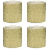 Partydeco Kreppband Gold metallic 4 Rollen 5 cm x 10 m
