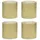 Partydeco Kreppband Gold metallic 4 Rollen 5 cm x 10 m