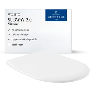 Villeroy & Boch Subway 2.0 WC-Sitz SlimSeat mit Absenkautomatik