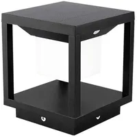 V-Tac Solarleuchten Säule mit Sensor - Schwarz - IP65-2W