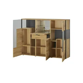 Schöner Wohnen Highboard 182 x 139 x 43 cm Mehrfarbig