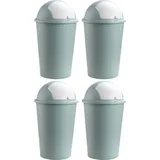 Home4You Mülleimer 50 l Pastellgrün