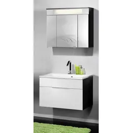 Fackelmann Waschbeckenunterschrank 1 Schublade 79,5 x 59 x 49 cm Weiß