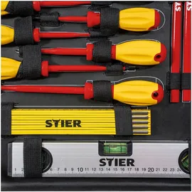 Stier Elektriker-Werkzeugsortiment 128-tlg. Aluminiumkoffer