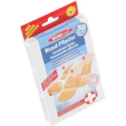 BGS DIY 80885 Pflaster Box 50 teilig