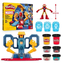 Hasbro - Play-Doh Marvel Iron Man Buntes Labor