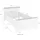Home Affaire Bett HOME AFFAIRE "Florenz Doppelbett Landhausstil Bettgestell (100,140 oder 180/200cm)", weiß (piene weiß), L:208cm, Betten, Bett, aus FSC-zertifiziertem Holzwerkstoff, in 3 Breiten